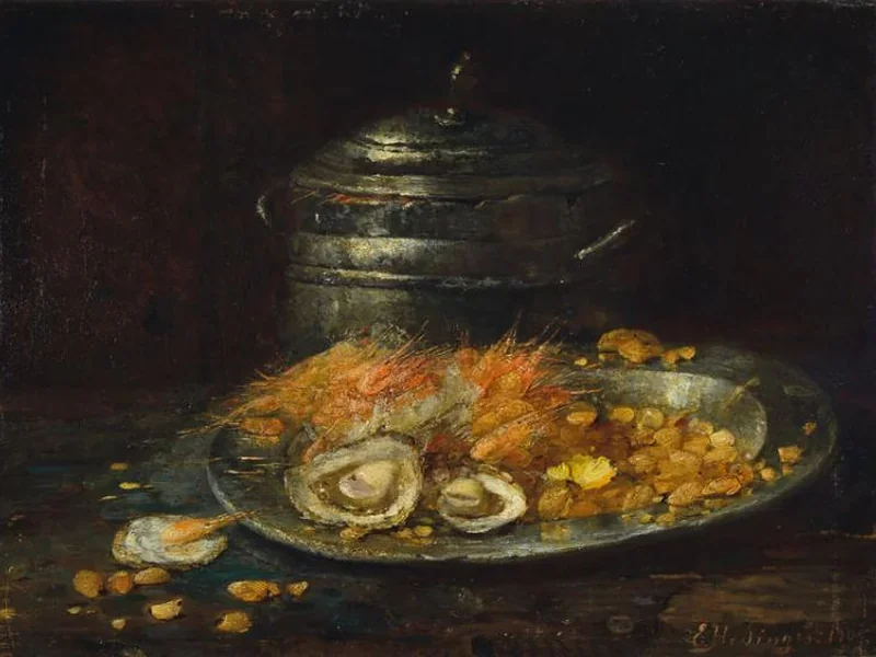 1854-Elise Neumann Hedinger - Natura morta